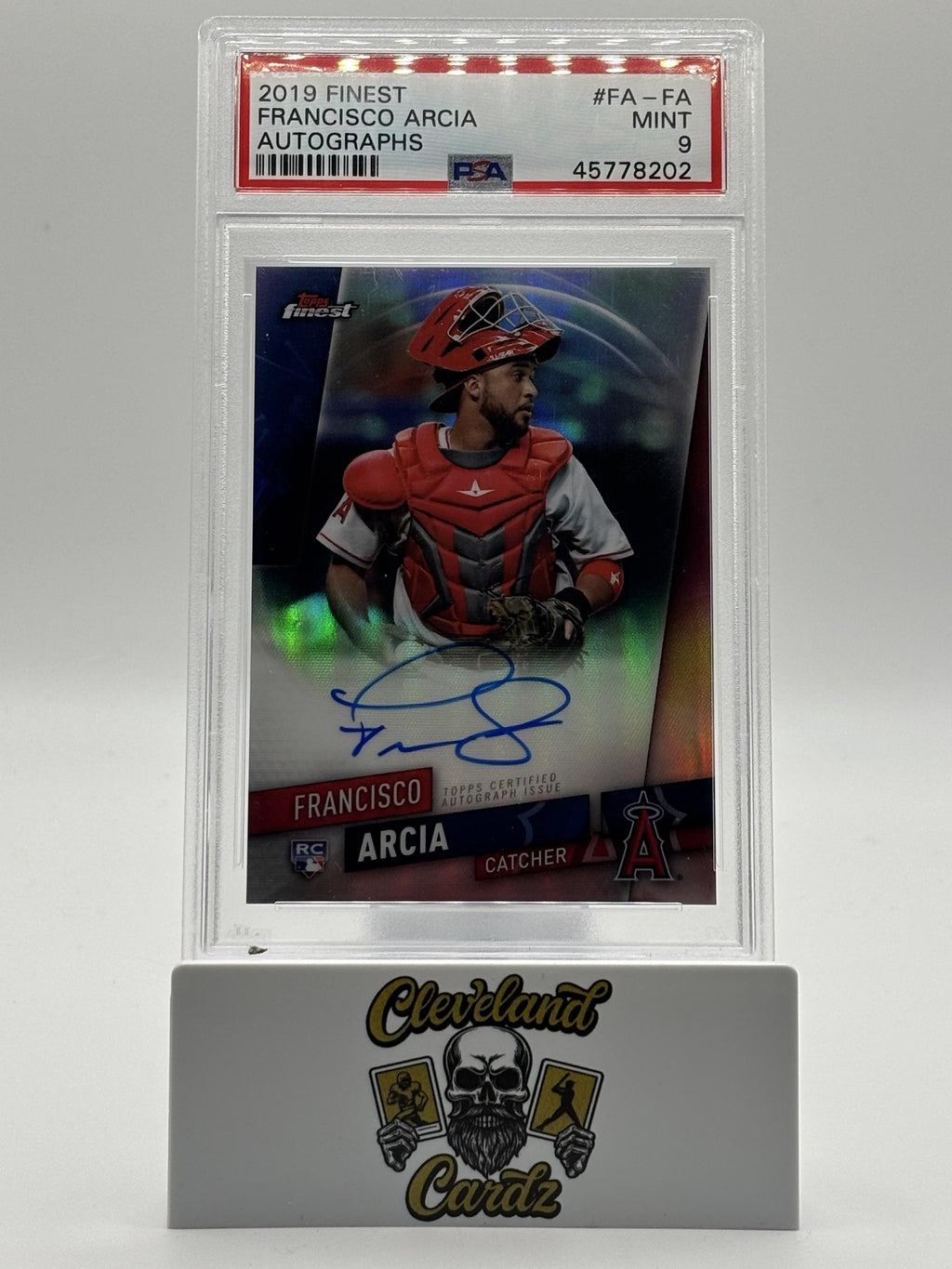 2019 Finest Autographs #FA-FA Francisco Arcia Autographs PSA 9