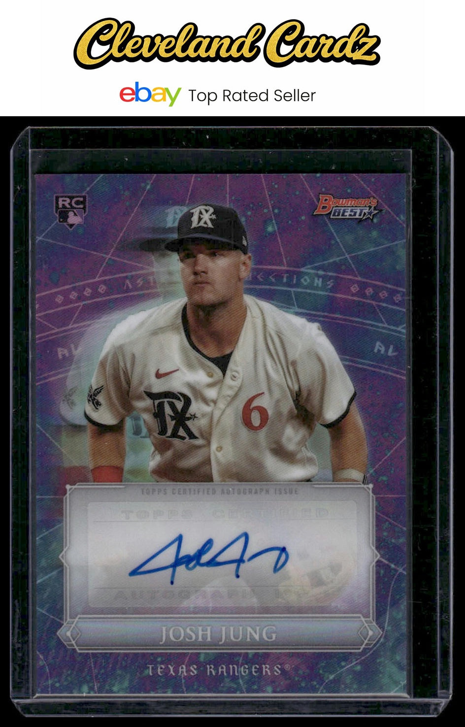 2023 Bowman's Best #APA-JJ Josh Jung Astral Projections Autographs #/99 RC