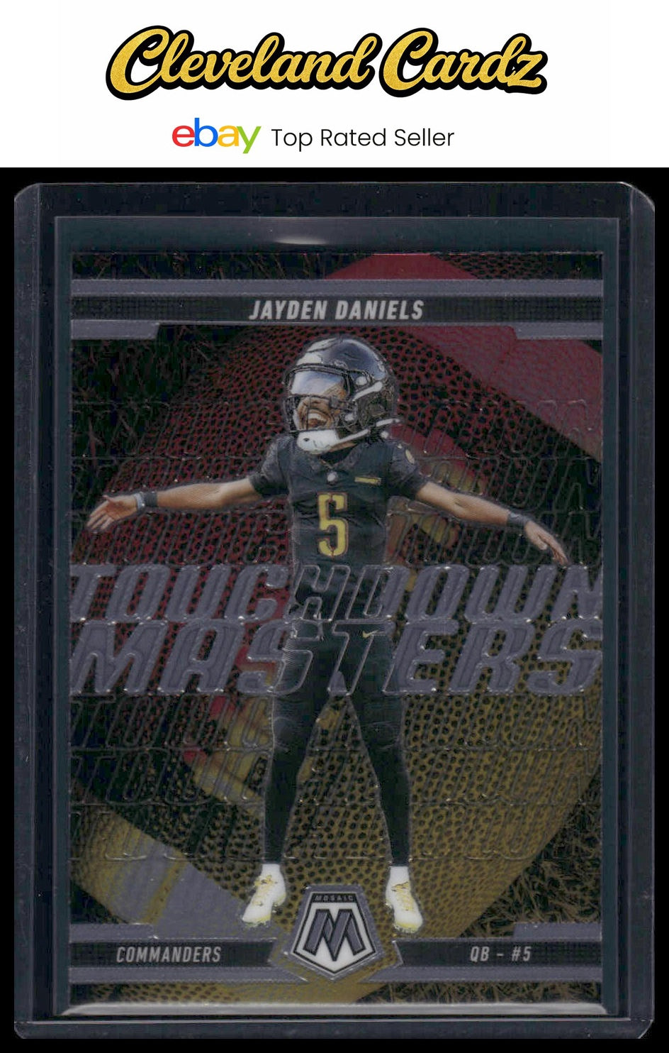2025 Panini Mosaic #7 Jayden Daniels Touchdown Masters