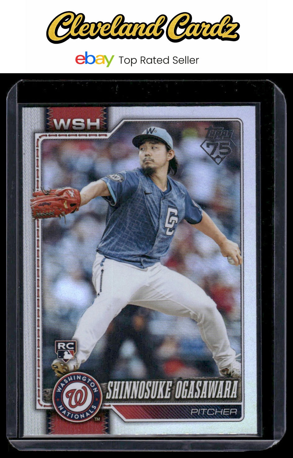 2026 Topps #32 Shinnosuke Ogasawara Rainbow Foil RC