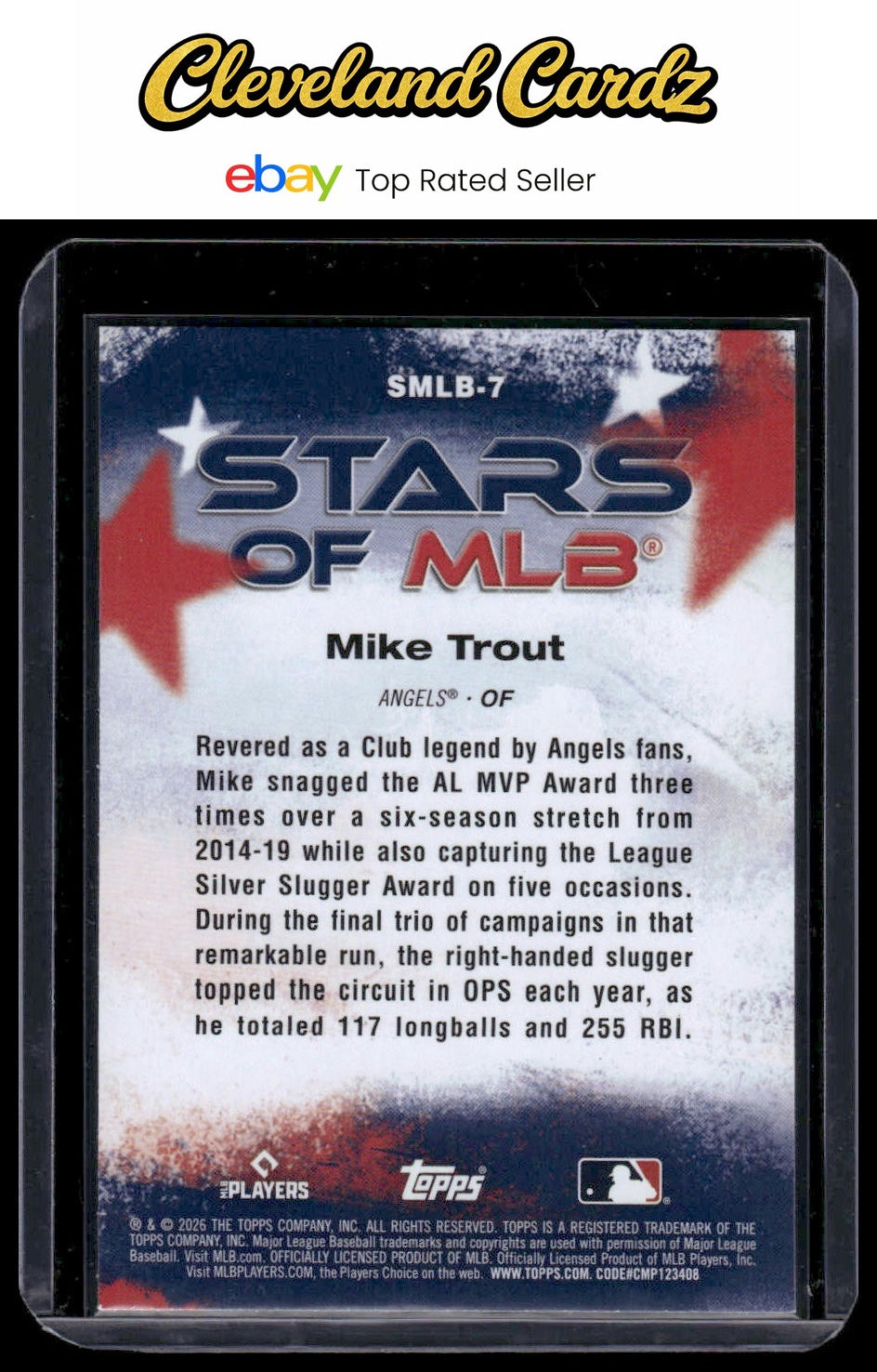 2026 Topps #SMLB-7 Mike Trout Stars of MLB