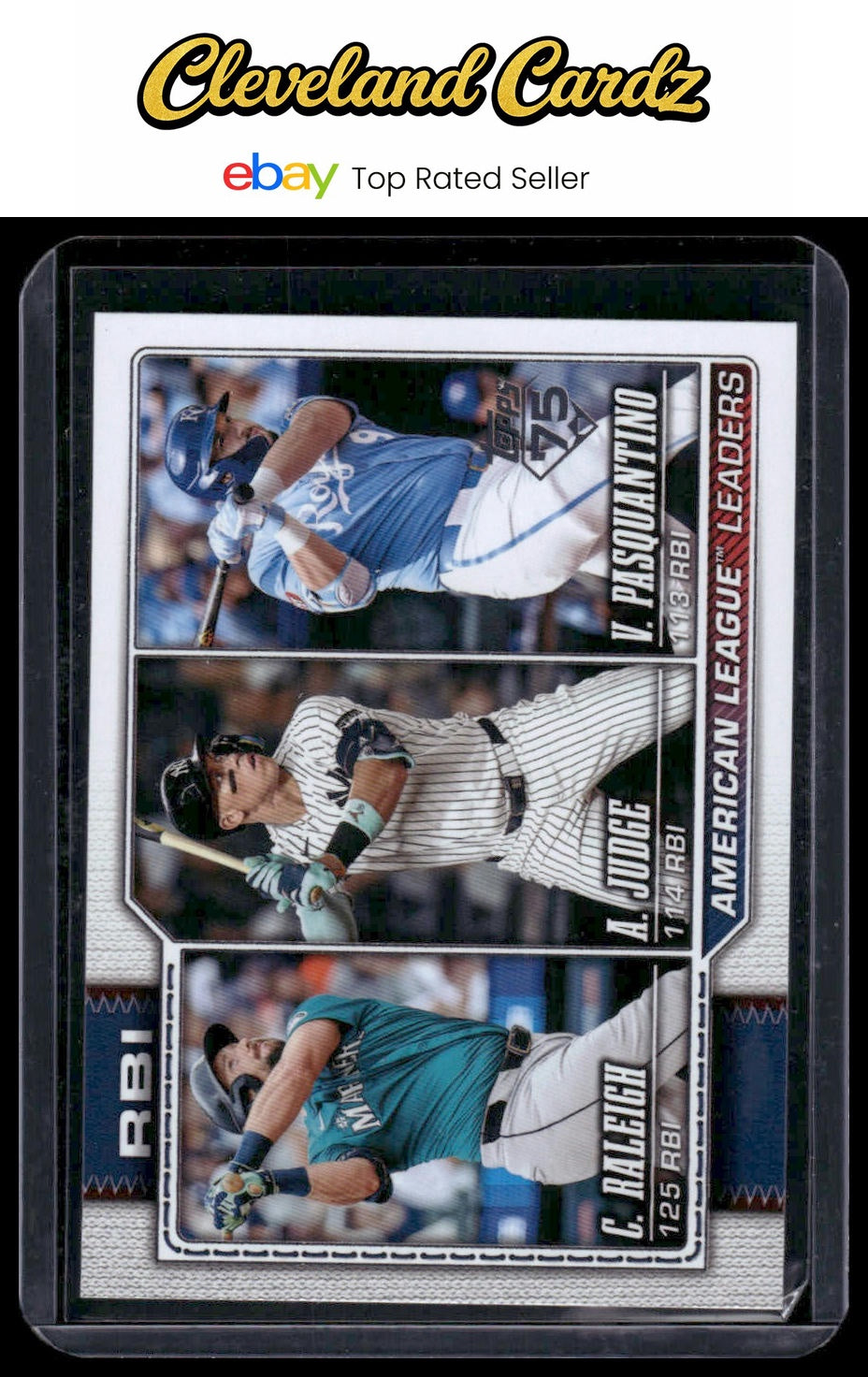2026 Topps #211 Vinnie Pasquantino / Cal Raleigh / Aaron Judge