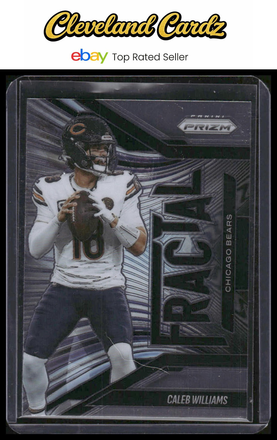 2025 Panini Prizm #4 Caleb Williams Fractal
