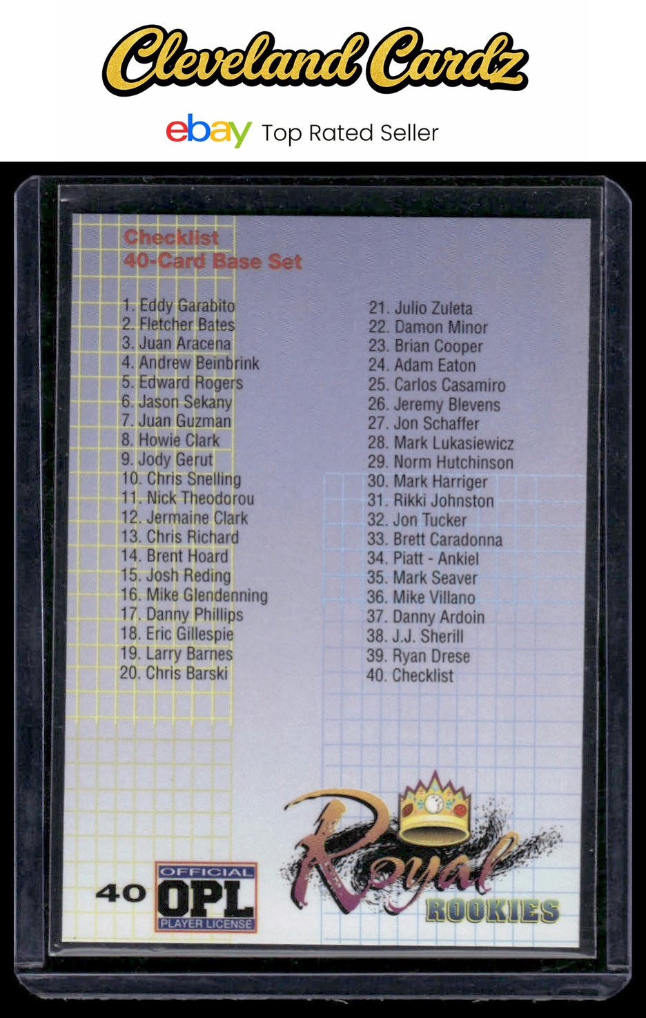 2000 Royal Rookies #40 Ken Griffey Jr.