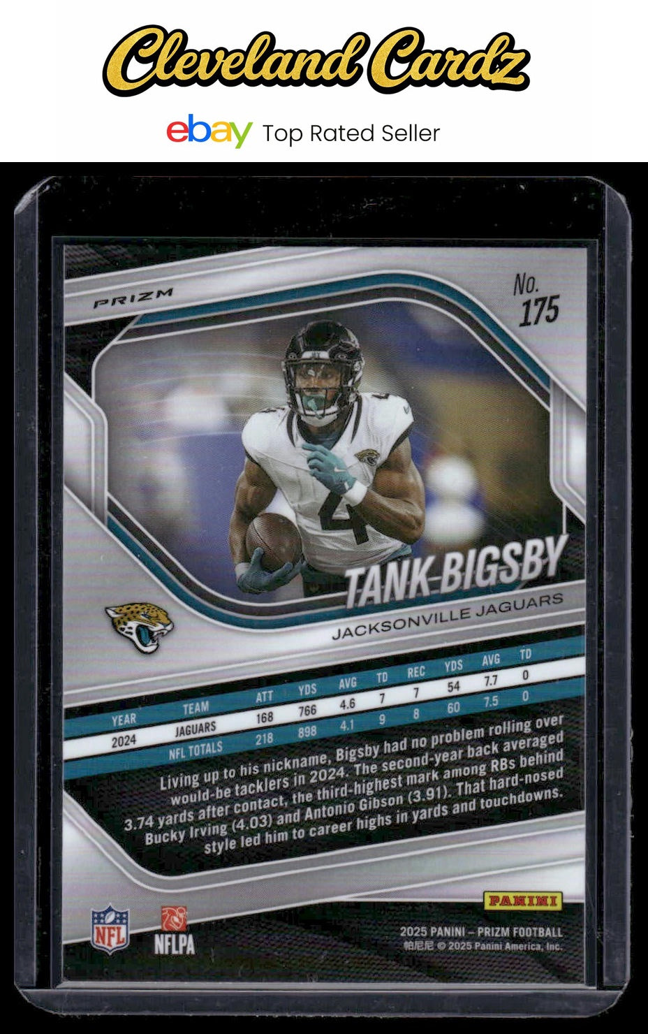 2025 Panini Prizm #175 Tank Bigsby Lazer