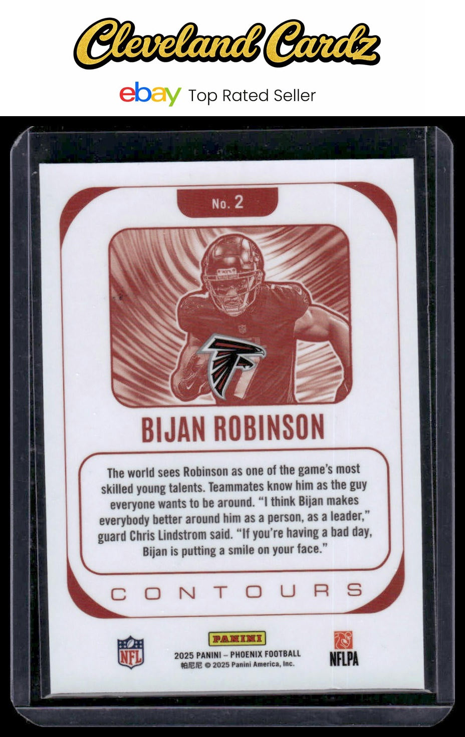 2025 Panini Phoenix #2 Bijan Robinson Contours