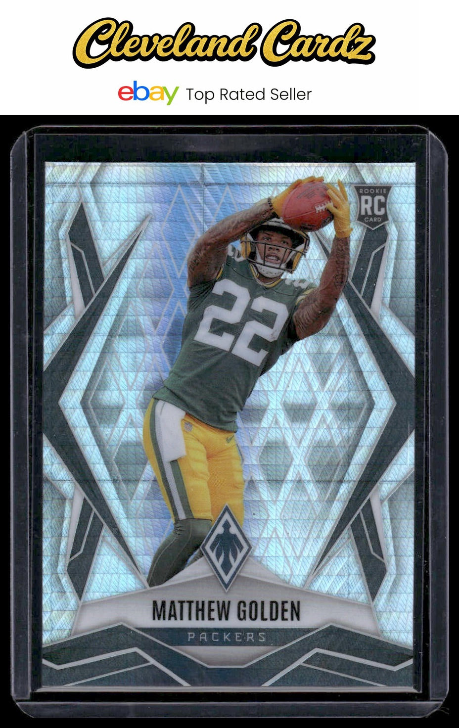 2025 Panini Phoenix #174 Matthew Golden Silver Hyper Prizm RC