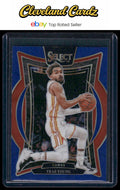 2024-25 Panini Select #63 Trae Young Blue Prizm