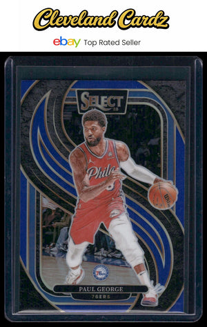 2024-25 Panini Select #159 Paul George Blue Prizm