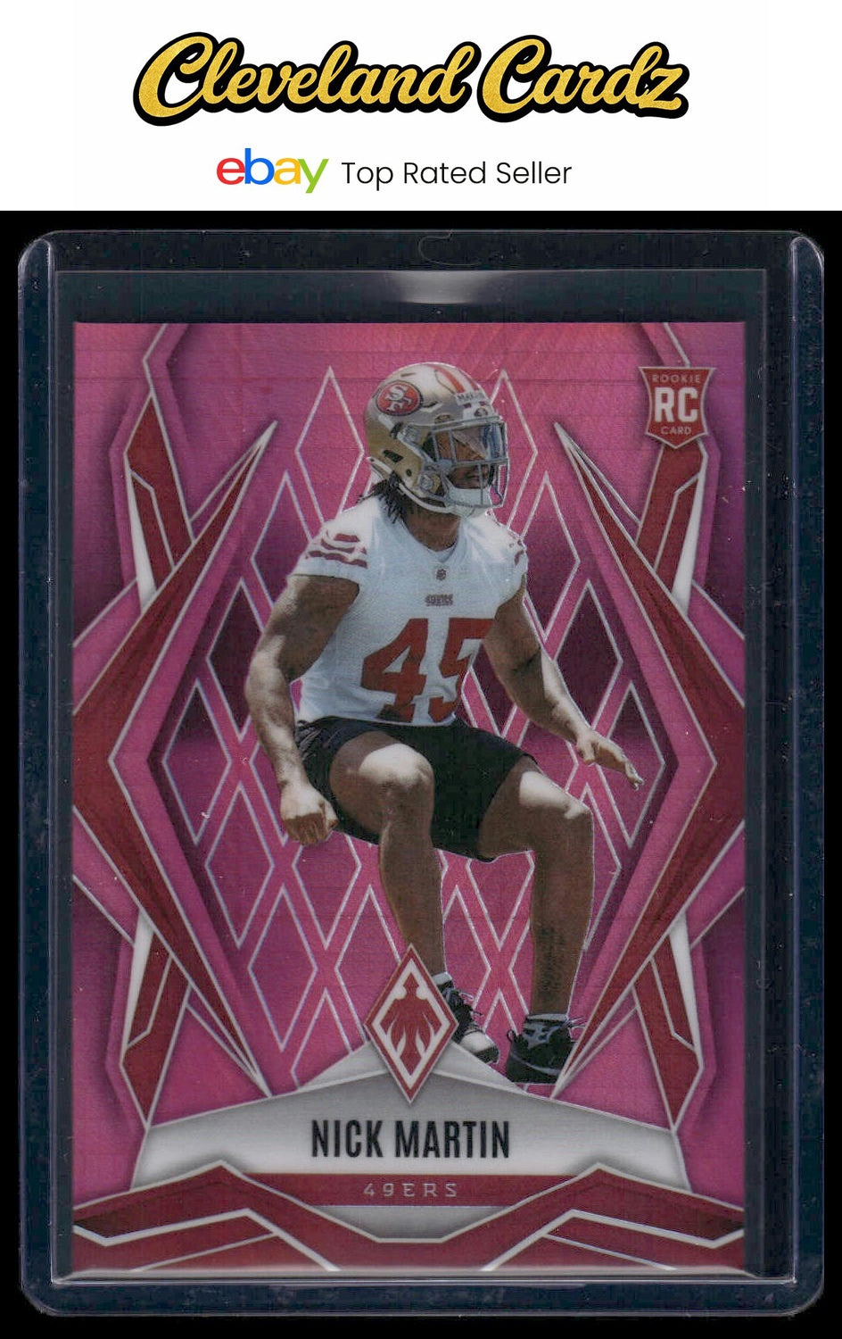 2025 Panini Phoenix #234 Nick Martin Pink Hyper Prizm #/299 RC