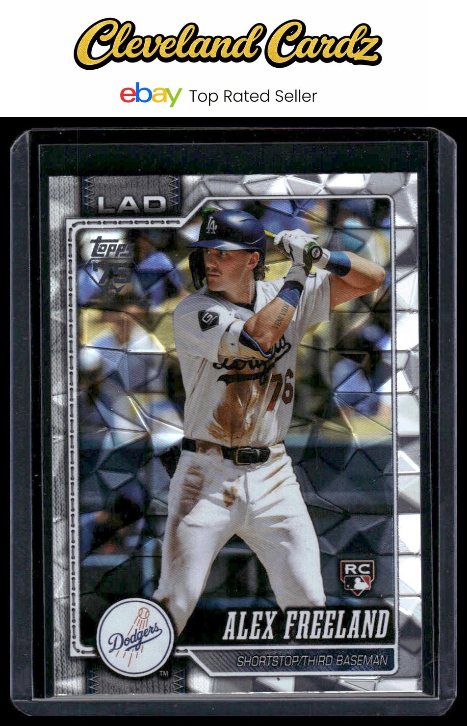 2026 Topps #74 Alex Freeland Diamante Foil RC
