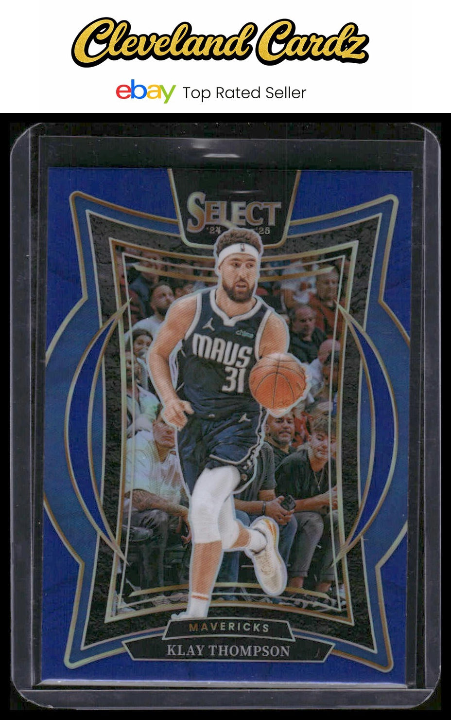 2024-25 Panini Select #38 Klay Thompson Blue Prizm