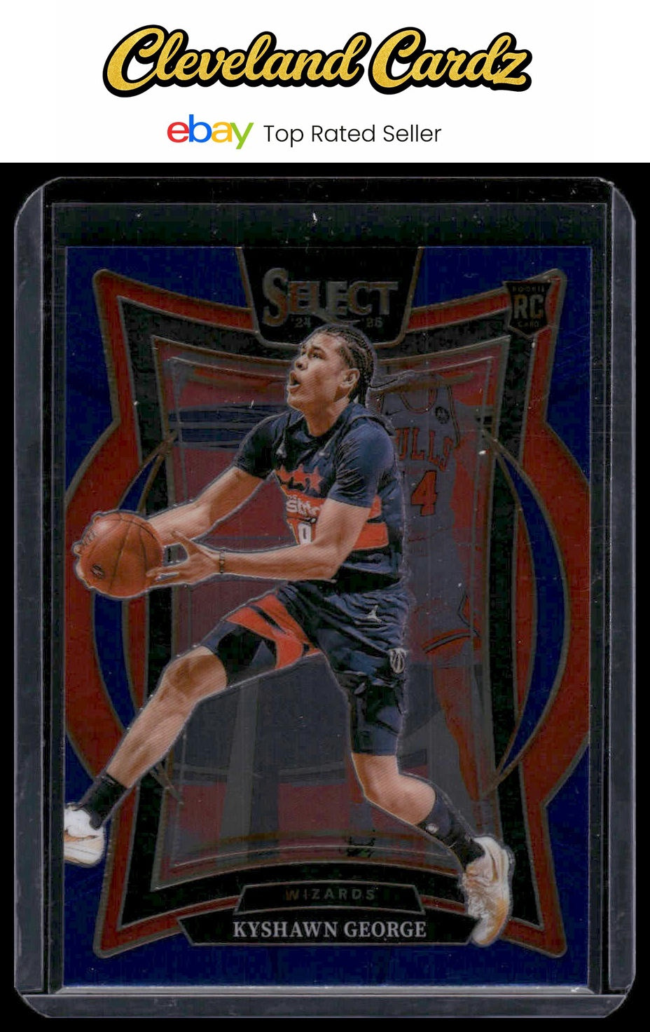 2024-25 Panini Select #85 Kyshawn George Blue
