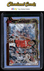 2025 Topps Holiday #H141 Jordan Lawlar Light Blue & White Glitter Holiday