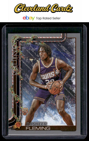 2025-26 Topps Holiday #H191 Rasheer Fleming Glitter Holiday
