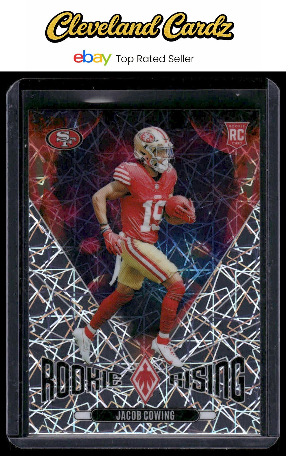 2024 Panini Phoenix #RR-JCG Jacob Cowing Rookie Rising Lazer RC