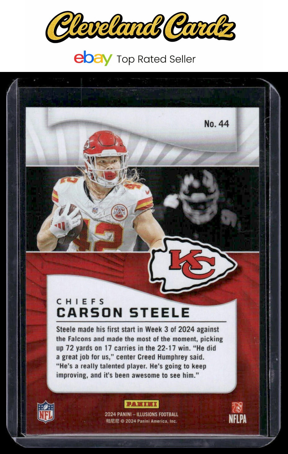 2024 Panini Illusions #44 Carson Steele
