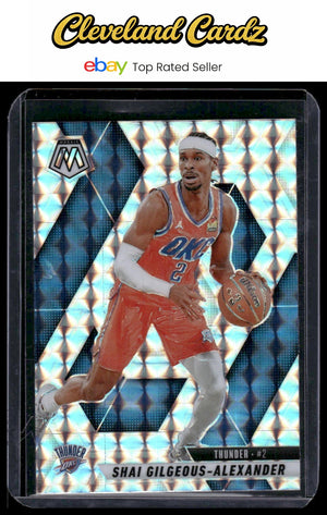 2024-25 Panini Mosaic #38 Shai Gilgeous-Alexander Silver Mosaic Prizm