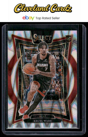 2024-25 Panini Select #66 Kel'el Ware Tectonic Prizm RC