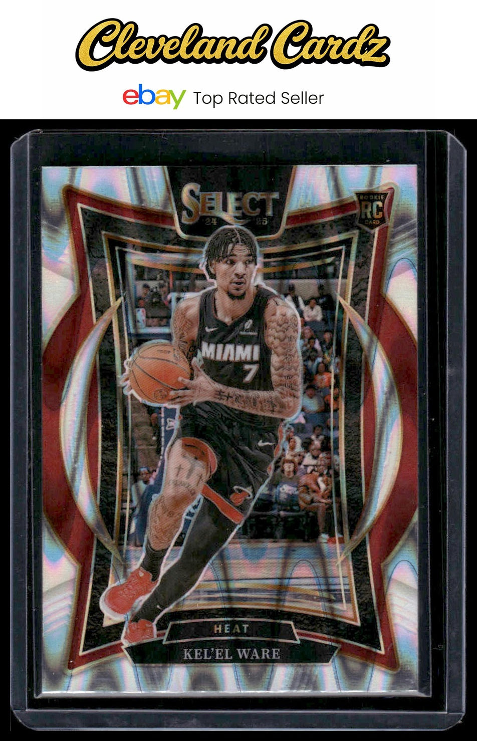 2024-25 Panini Select #66 Kel'el Ware Tectonic Prizm RC