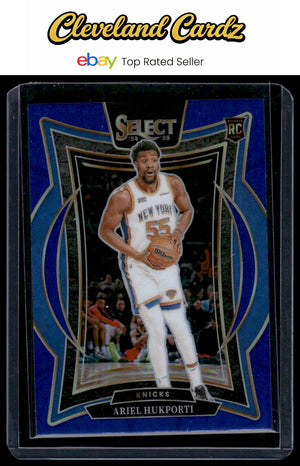 2024-25 Panini Select #93 Ariel Hukporti Blue Prizm