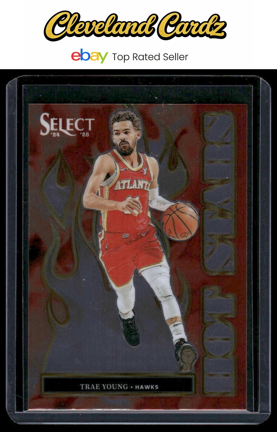 2024-25 Panini Select #1 Trae Young Hot Stars