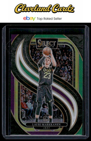 2024-25 Panini Select #136 Lauri Markkanen Green White Purple Prizm