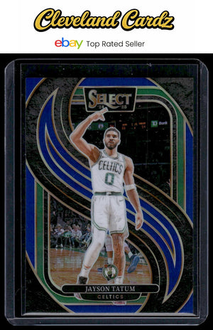 2024-25 Panini Select #110 Jayson Tatum Blue Prizm