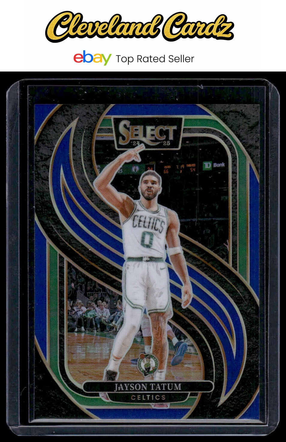 2024-25 Panini Select #110 Jayson Tatum Blue Prizm