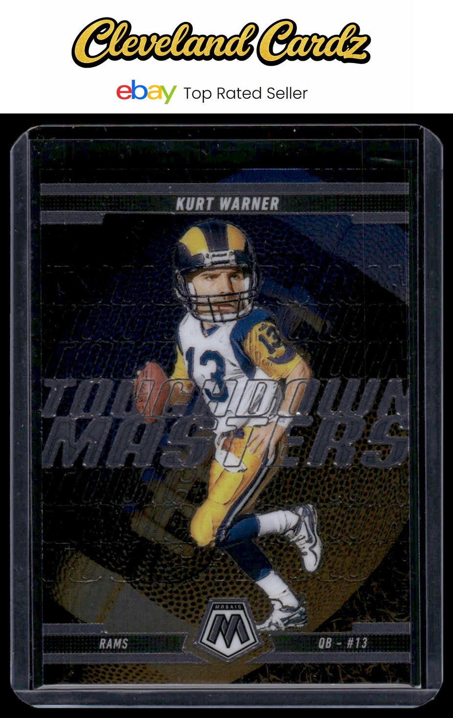 2025 Panini Mosaic #19 Kurt Warner Touchdown Masters