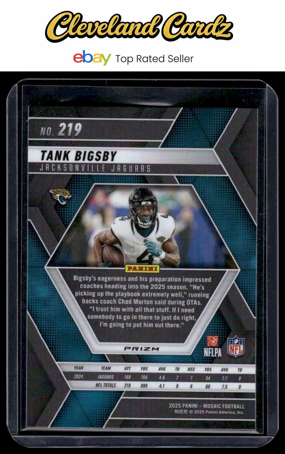2025 Panini Mosaic #219 Tank Bigsby Mosaic