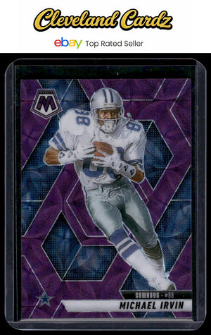 2025 Panini Mosaic #187 Michael Irvin Purple Scope