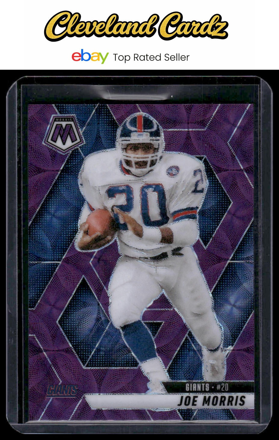 2025 Panini Mosaic #52 Joe Morris Purple Scope