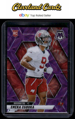 2025 Panini Mosaic #376 Emeka Egbuka Purple Scope