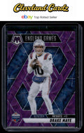 2025 Panini Mosaic #258 Drake Maye Purple Scope