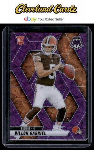 2025 Panini Mosaic #332 Dillon Gabriel Purple Scope RC