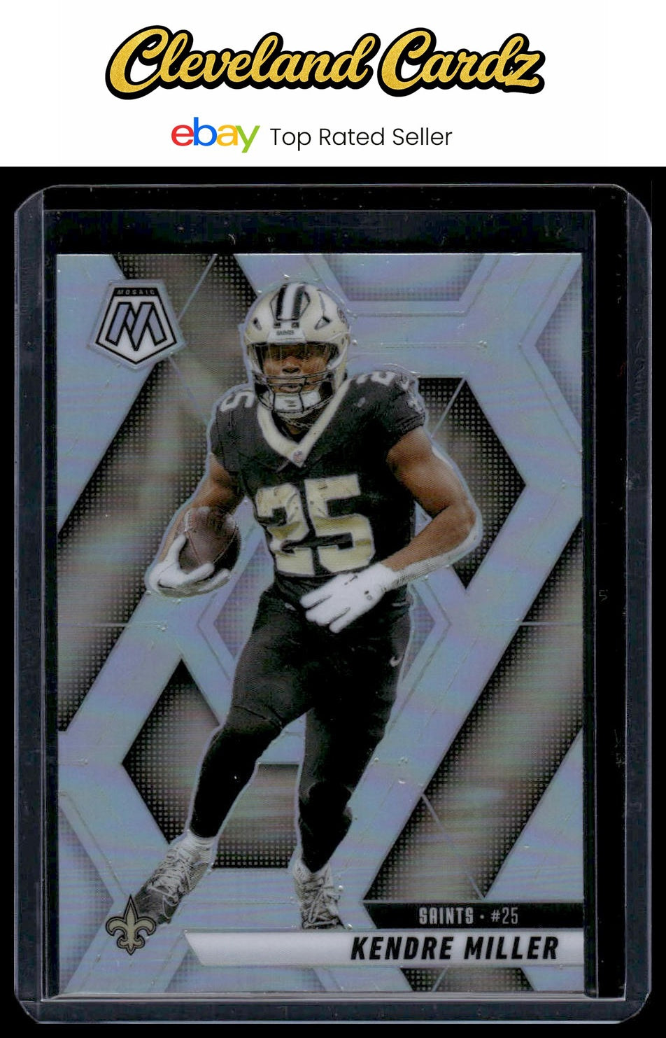 2025 Panini Mosaic #124 Kendre Miller Silver Prizm