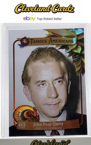 2025 Historic Autographs Famous Americans (Series 2) #453 John Paul Getty