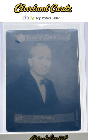 2025 Historic Autographs FA (Series 2) #426 J.C. Penney (Cyan) Printin Plate