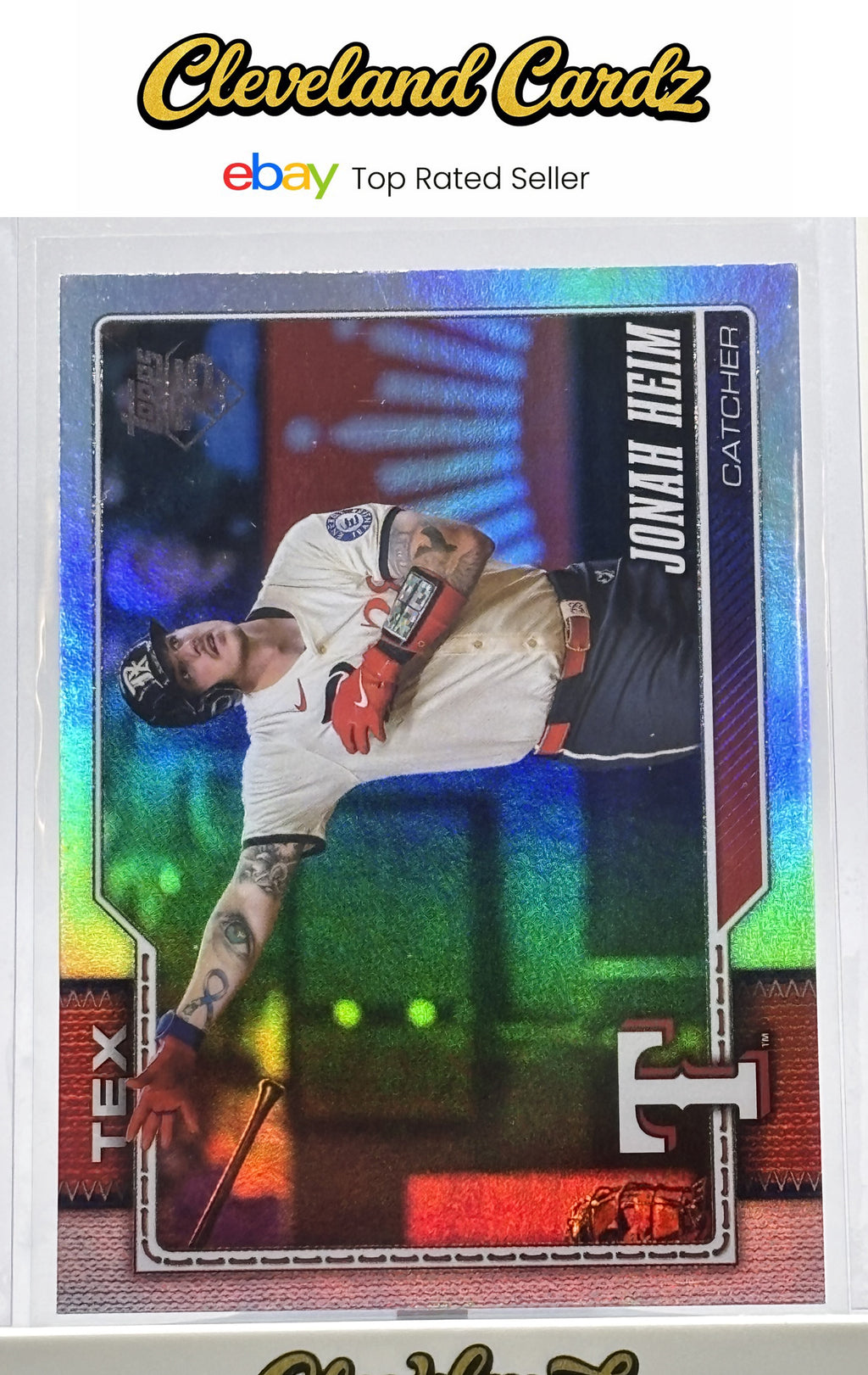 2026 Topps #78 Jonah Heim Rainbow Foil