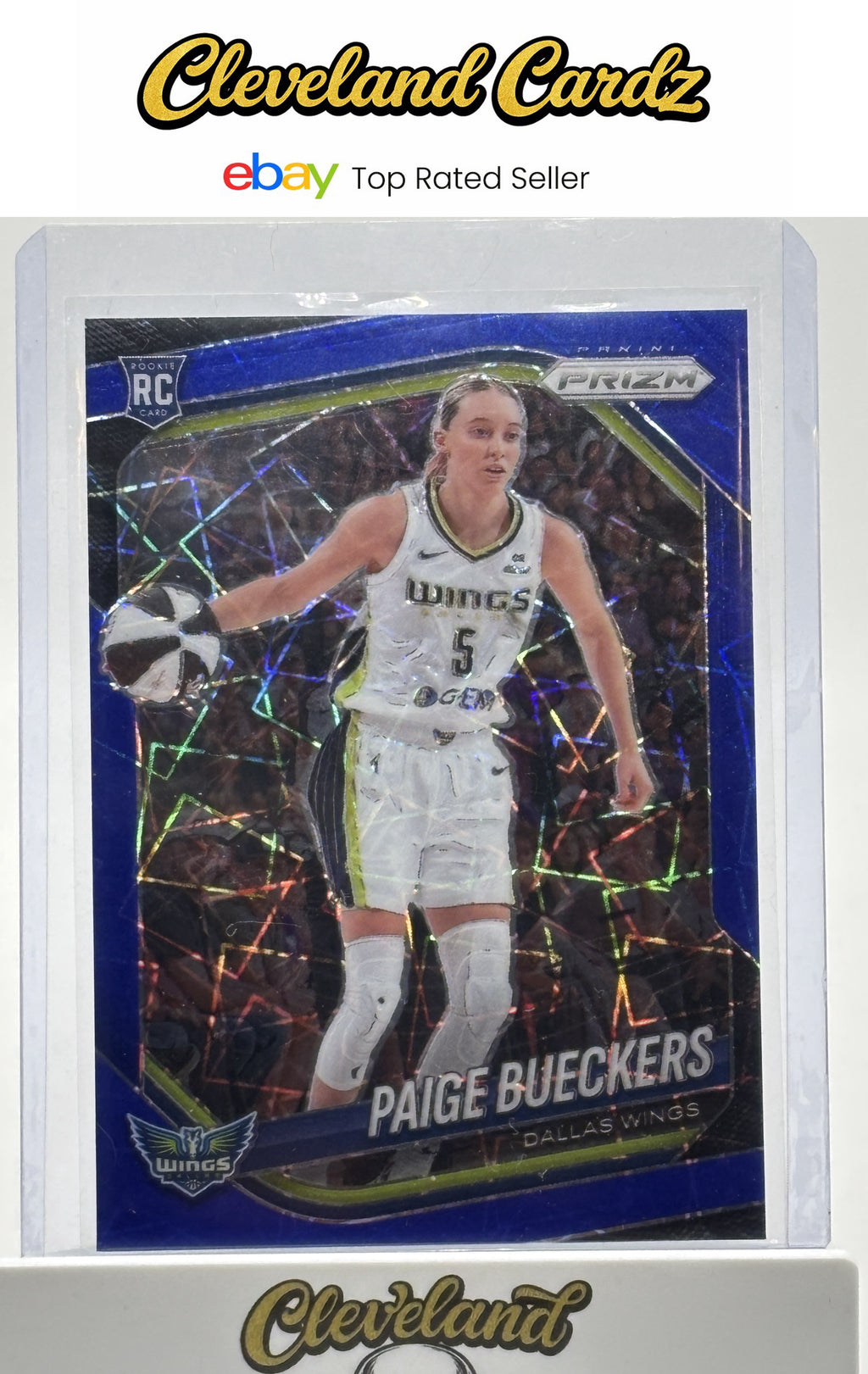 2025 Panini Prizm WNBA #5 Paige Bueckers Blue Velocity Prizms
