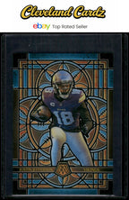 2025 Panini Mosaic #16 Justin Jefferson Stained Glass Oversized