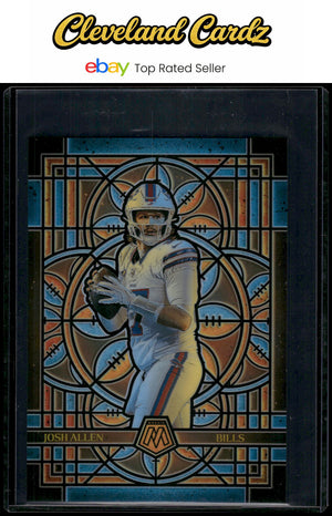 2025 Panini Mosaic #2 Josh Allen Stained Glass Oversized