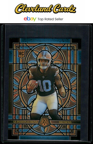2025 Panini Mosaic #6 Quinshon Judkins Stained Glass Oversized