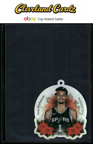 2025-26 Topps Holiday #DCO-VW Victor Wembanyama Oversized Die Cut Ornaments