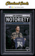 2025 Panini Mosaic #9 Sam Darnold Notoriety