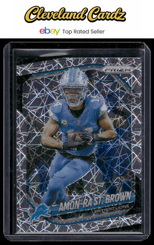 2025 Panini Prizm #187 Amon-Ra St. Brown Lazer