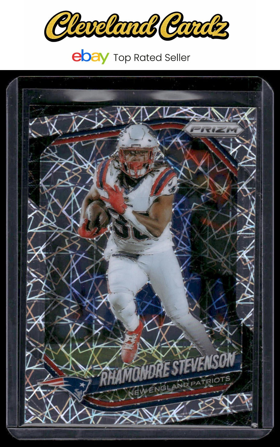 2025 Panini Prizm #84 Rhamondre Stevenson Lazer