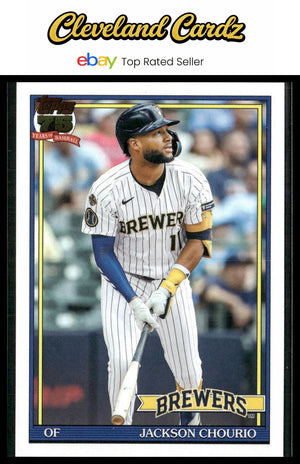 2026 Topps #T91-18 Jackson Chourio 1991 Topps Baseball 35th Anniversary