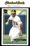 2026 Topps #T91-52 Rickey Henderson 1991 Topps Baseball 35th Anniversary